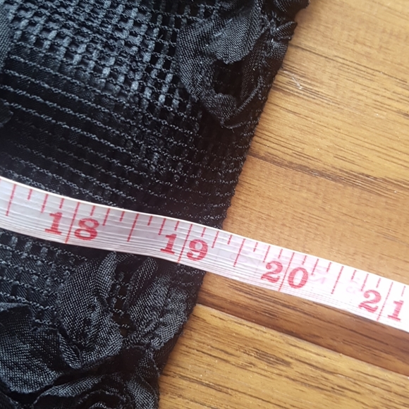 Worthington Petite Floral Mesh Style Skirt Pockets - Picture 10 of 12